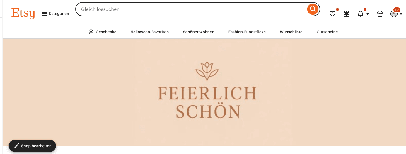 Feierlichschön Etsy Shop