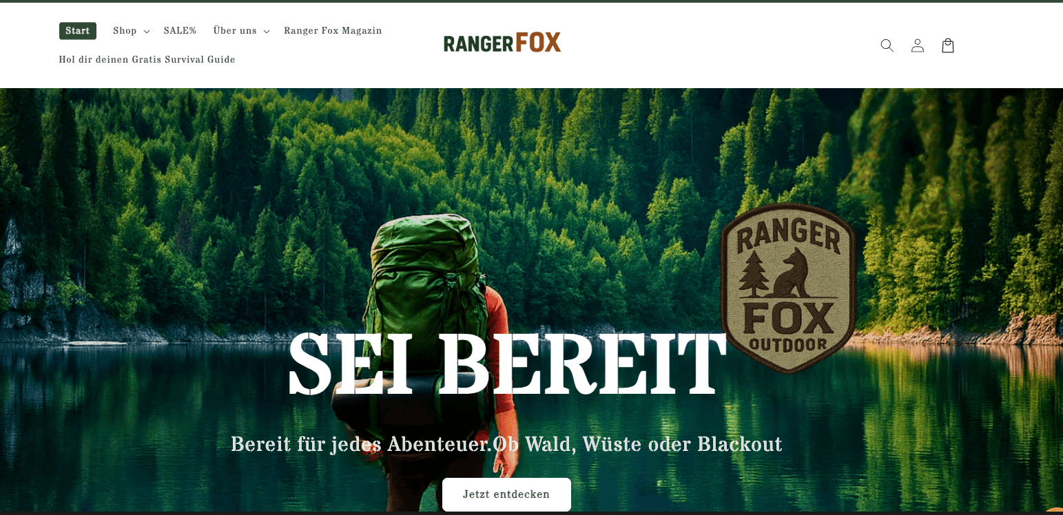 Rangerfox Onlineshop