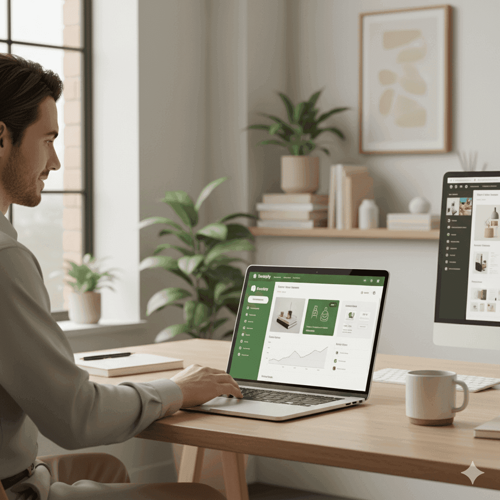 Professionelle Shopify-Shop-Erstellung mit individuellem Design, klarer Struktur und optimaler Nutzerführung für mehr Verkäufe und Sichtbarkeit online