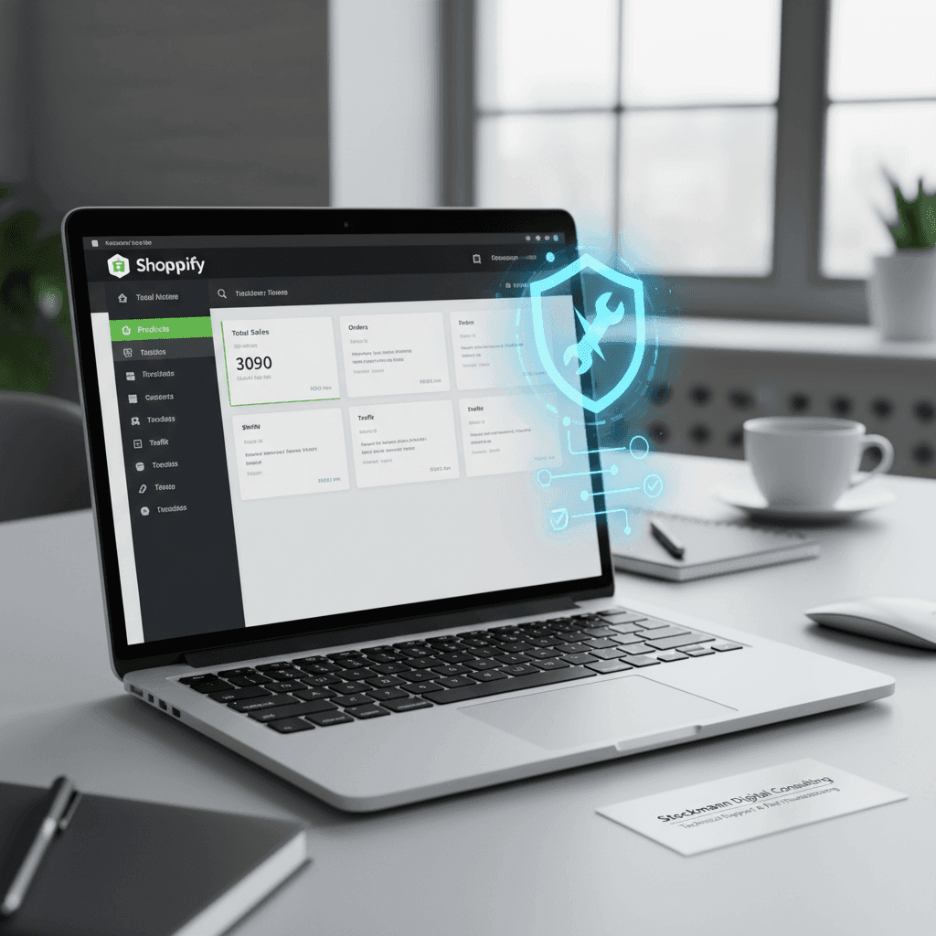 Digitale Wartung und Theme-Optimierung eines Shopify-Shops, Betreuung und Systempflege durch E-Commerce Manager Udo Stockmann